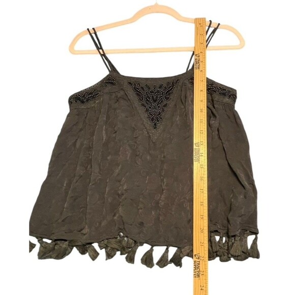 Ecoté Siberian Flowy Embroidered Bead Embellished Tassel Strappy Size Small - Picture 9 of 10